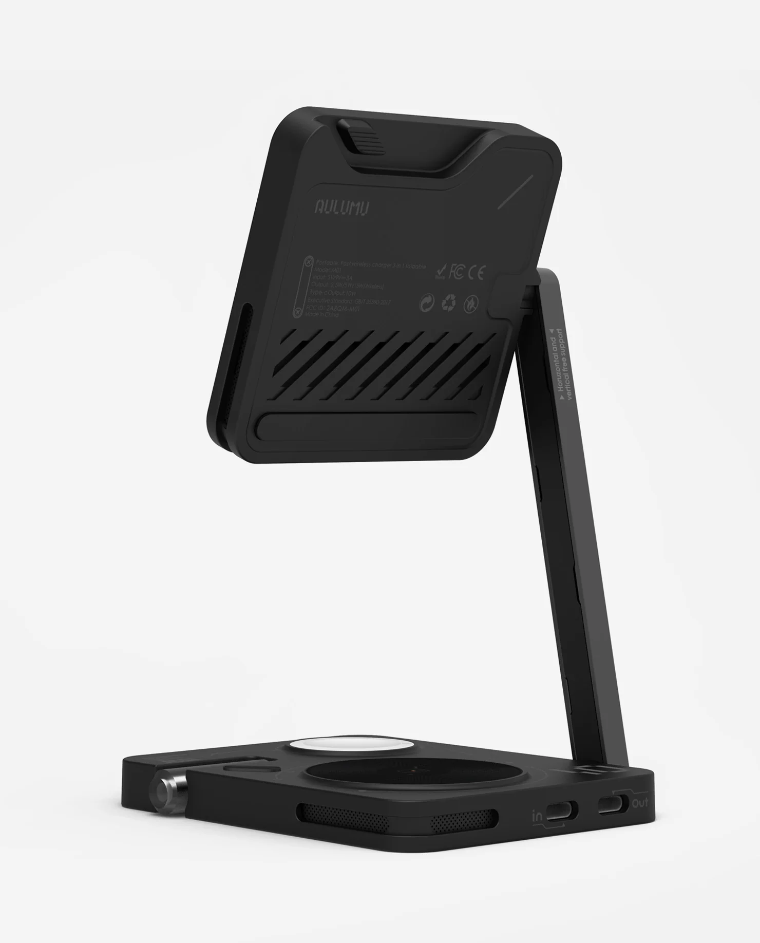 M01 4-in-1 Folding Wireless Charging Station & Pad | Magnetic - Image 9
