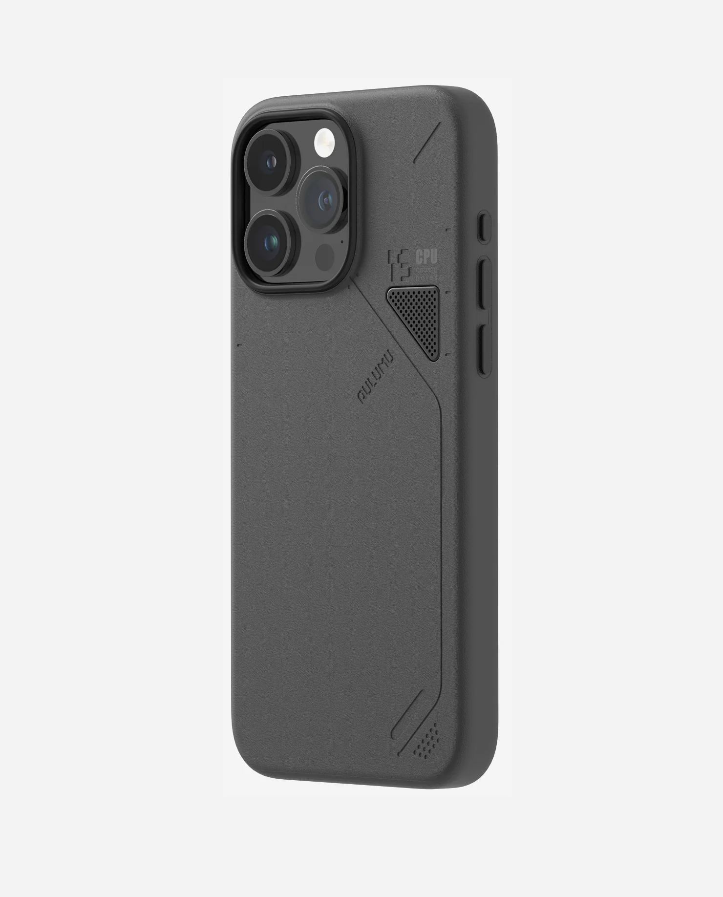 A15 Vegan Leather Case for iPhone 15 Series | Cooling Window | Black | Magnetic - Image 3