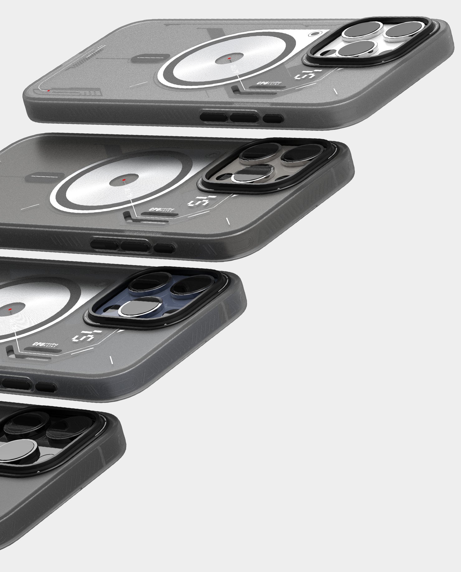A15 Semi-Translucent Frosted Case for iPhone 15 Series | Unique Cooling Window Design | Magnetic - Image 14