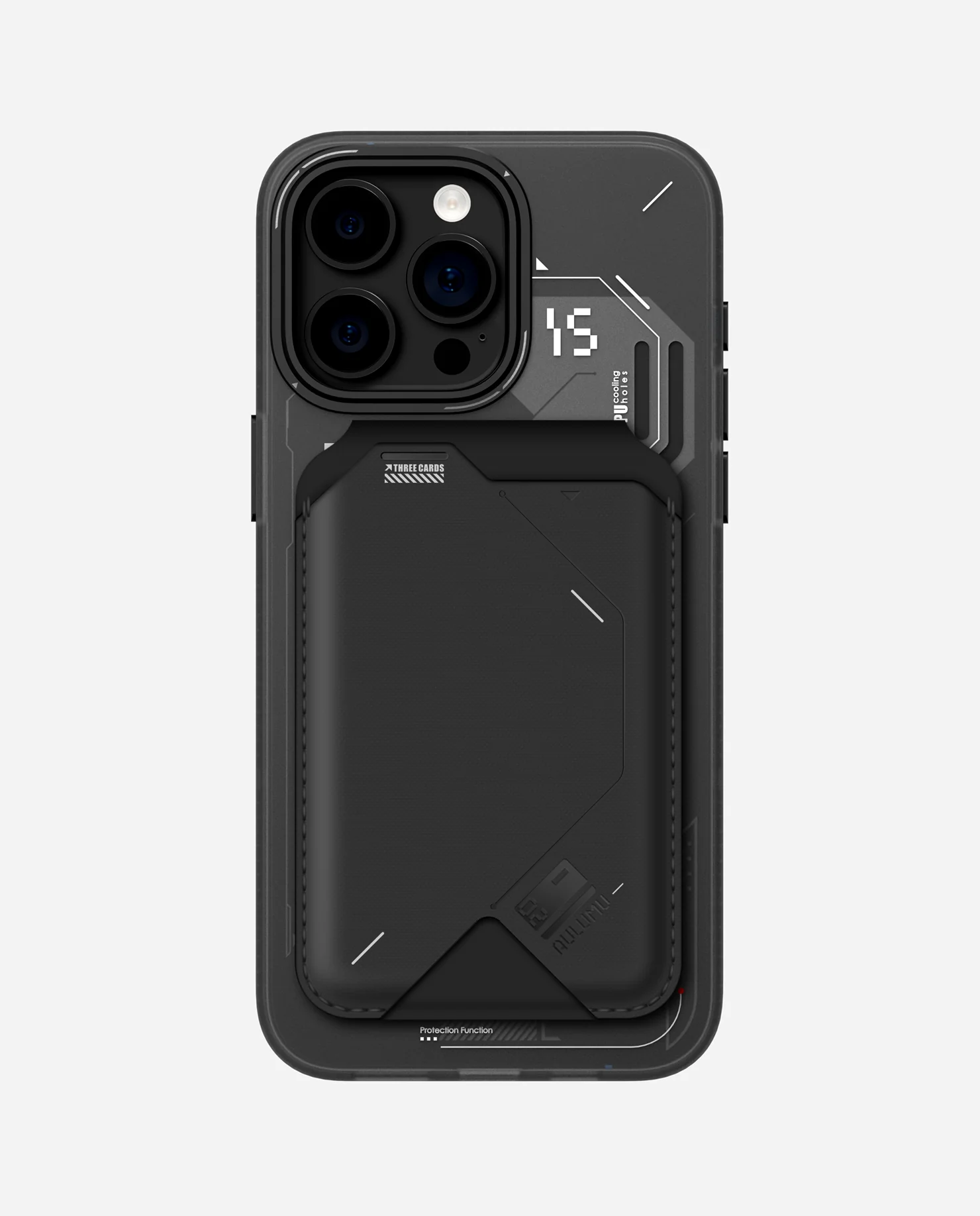 A15 Semi-Translucent Frosted Case for iPhone 15 Series | Unique Cooling Window Design | Magnetic - Image 7
