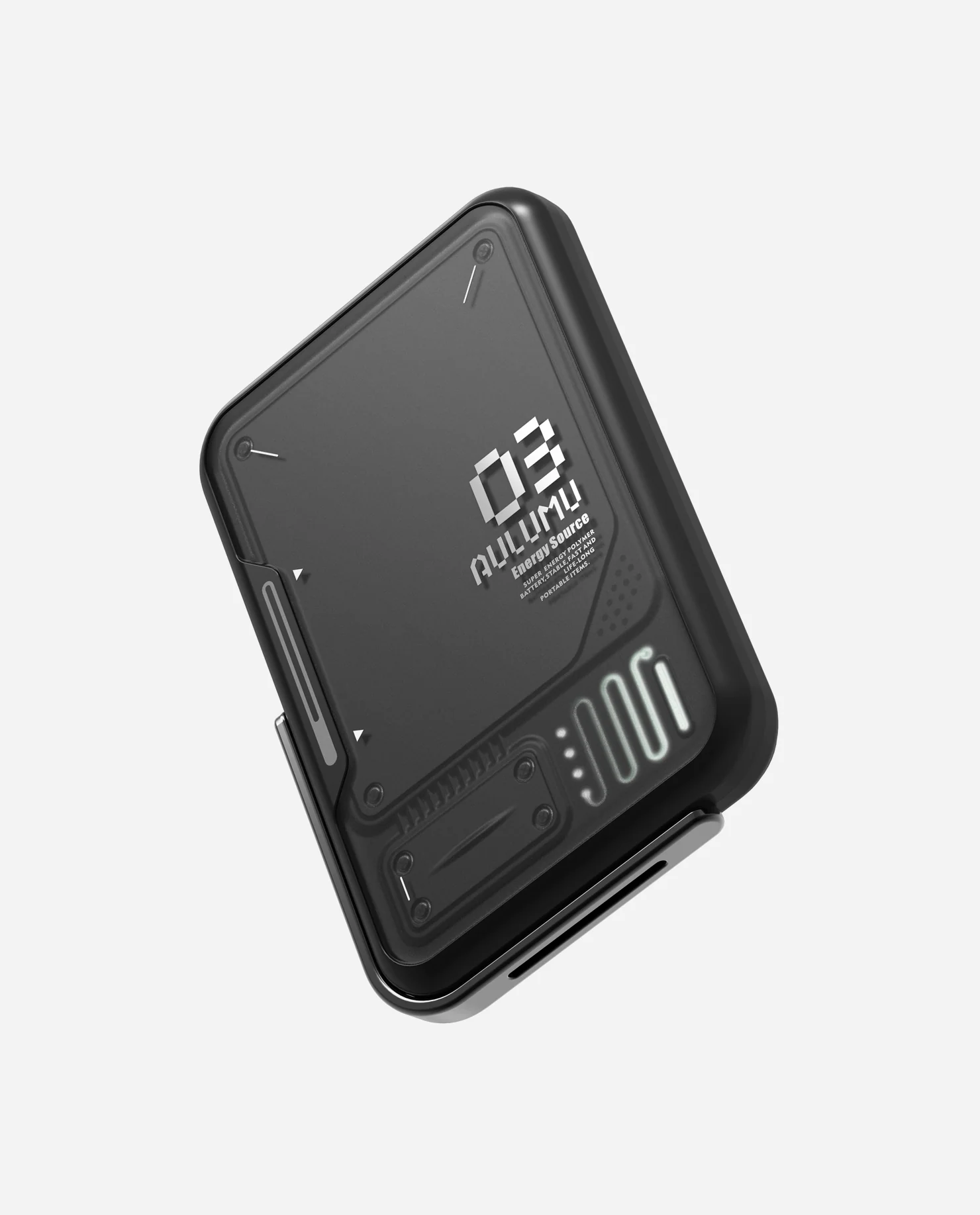 M03 Magnetic Wireless Battery Pack 3.5K | Magnetic | Black - Image 3