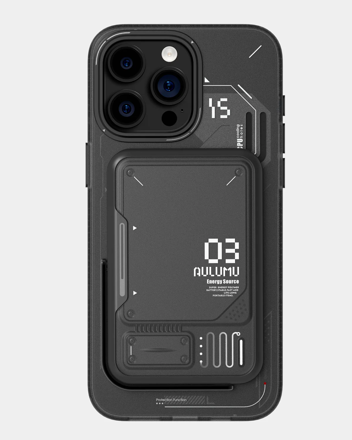 M03 Magnetic Wireless Battery Pack 3.5K | Magnetic | Black - Image 6