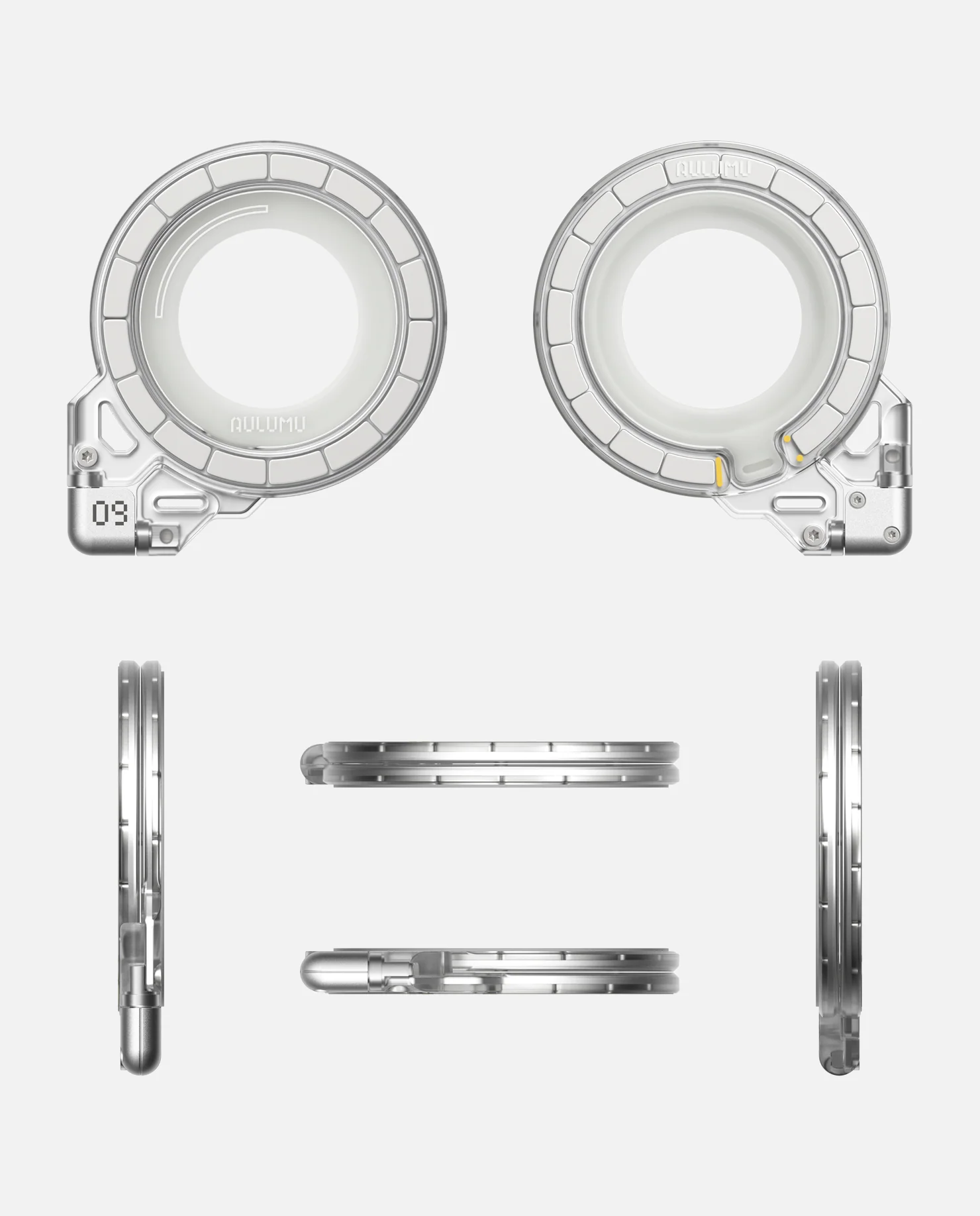 G09 Ghost Transparent Infinite 360° Magnetic Stand - Image 11