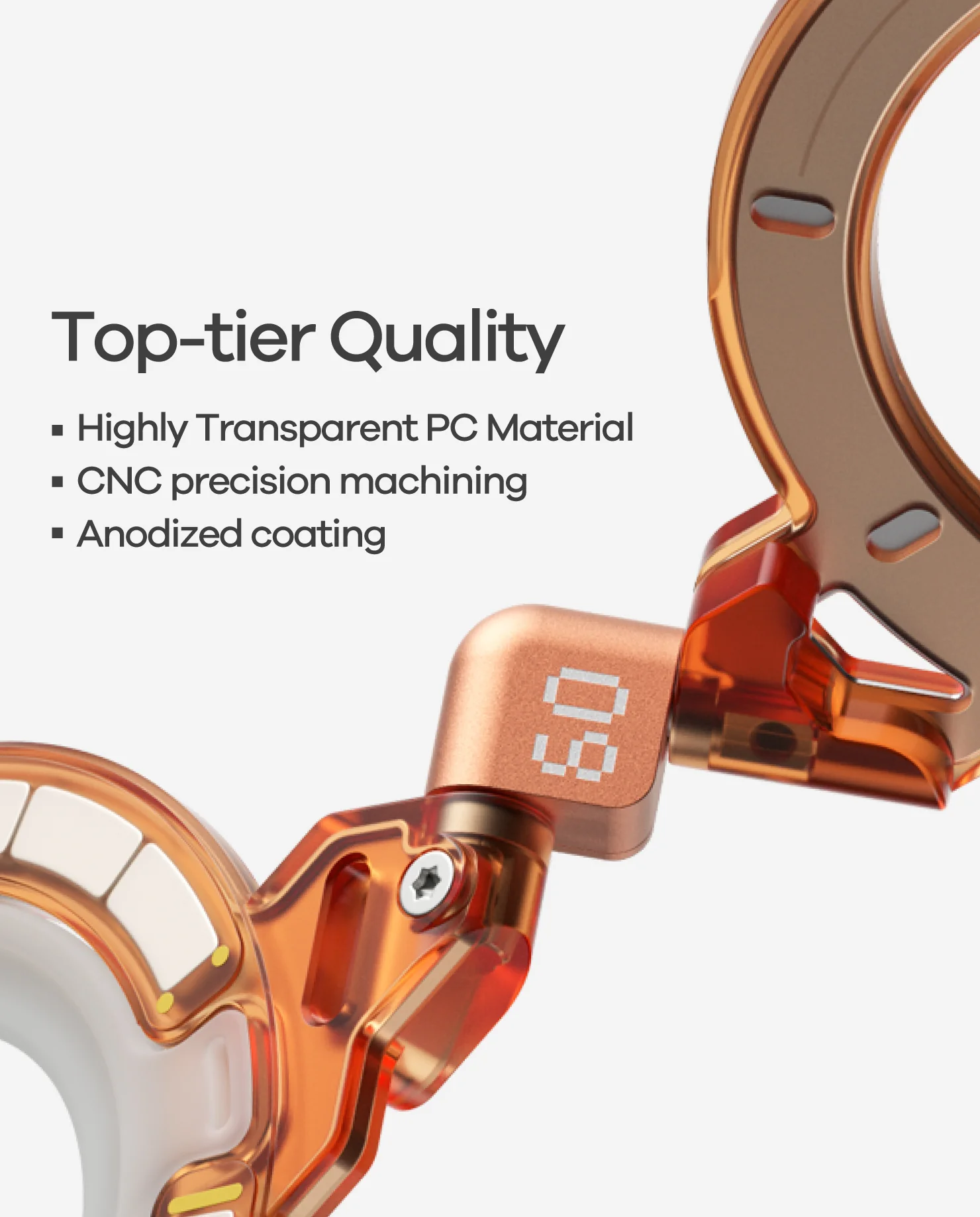 G09 Ghost Transparent Infinite 360° Magnetic Stand - Image 9