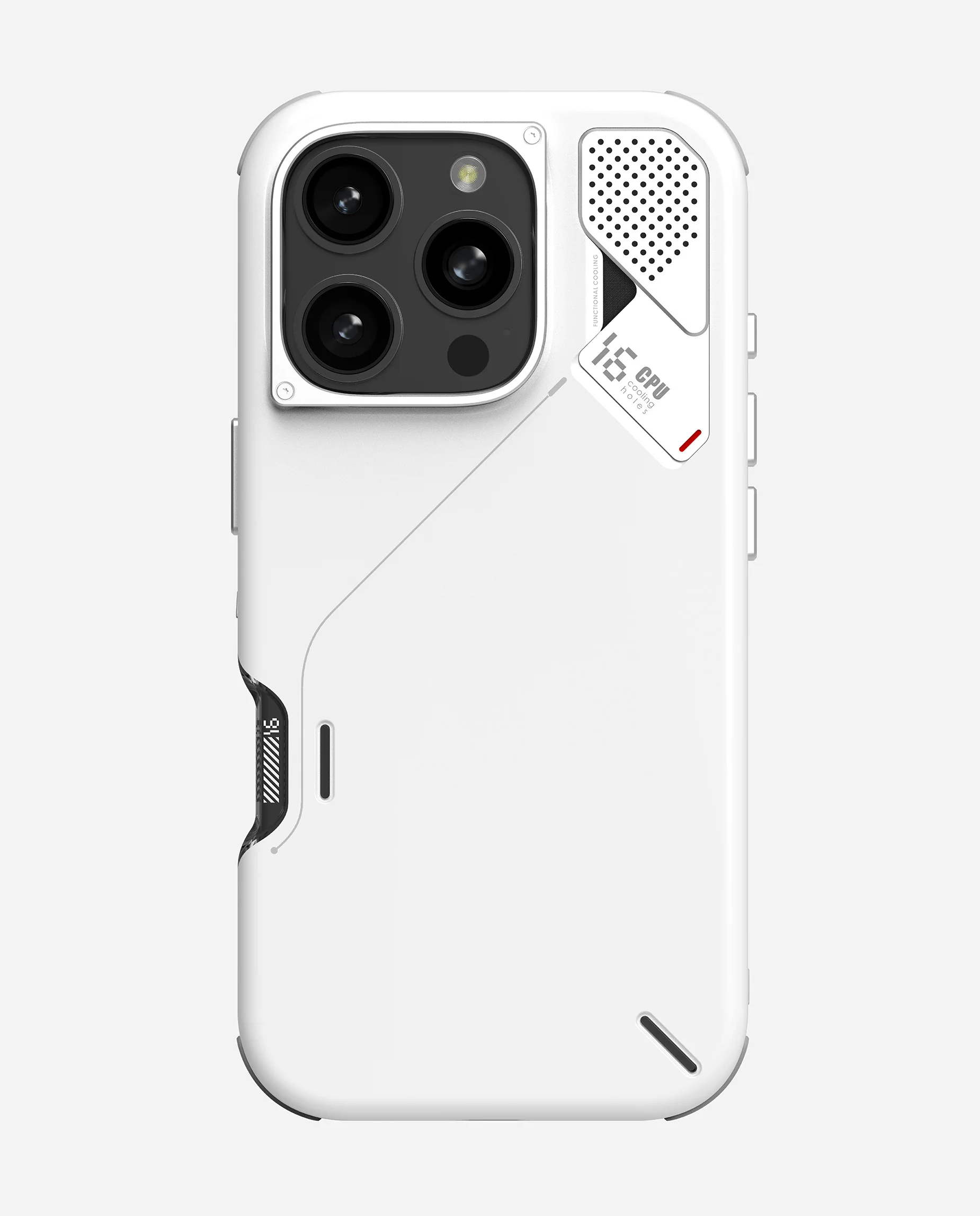 A16 Slim Shockproof Case for iPhone 16 Pro Series | Cutout Version | Real Cooling | Magnetic - Image 8