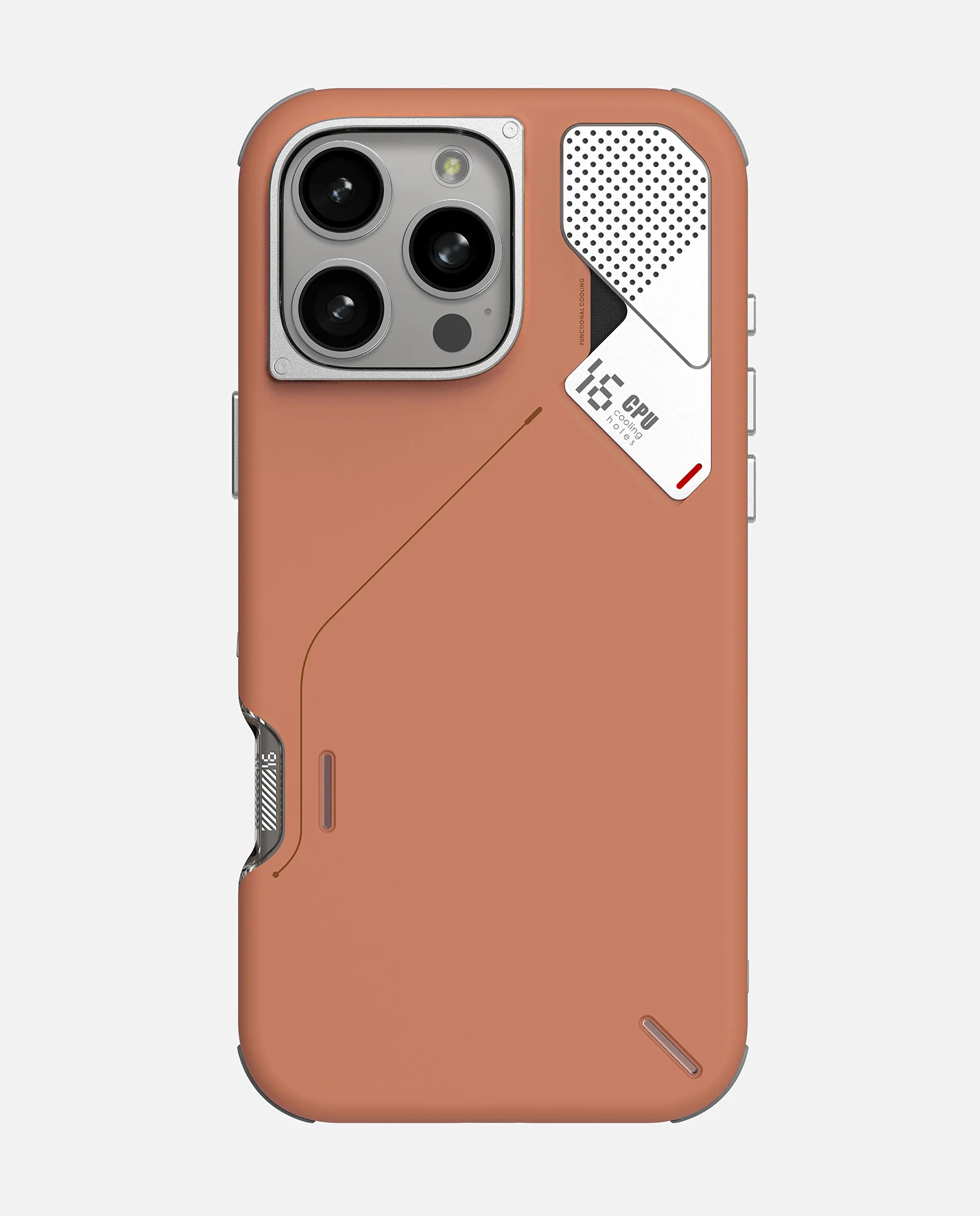 A16 Slim Shockproof Case for iPhone 16 Pro Series | Cutout Version | Real Cooling | Magnetic - Image 14
