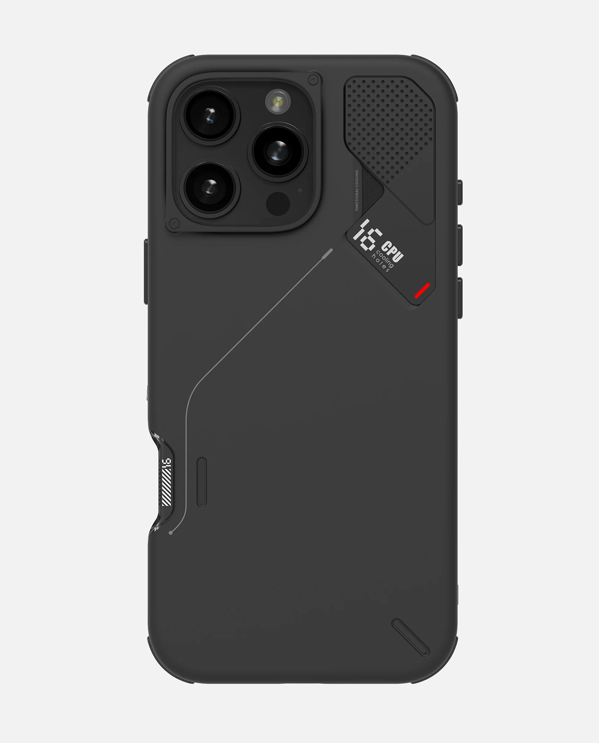 A16 Slim Shockproof Case for iPhone 16 Pro Series | Cutout Version | Real Cooling | Magnetic - Image 3