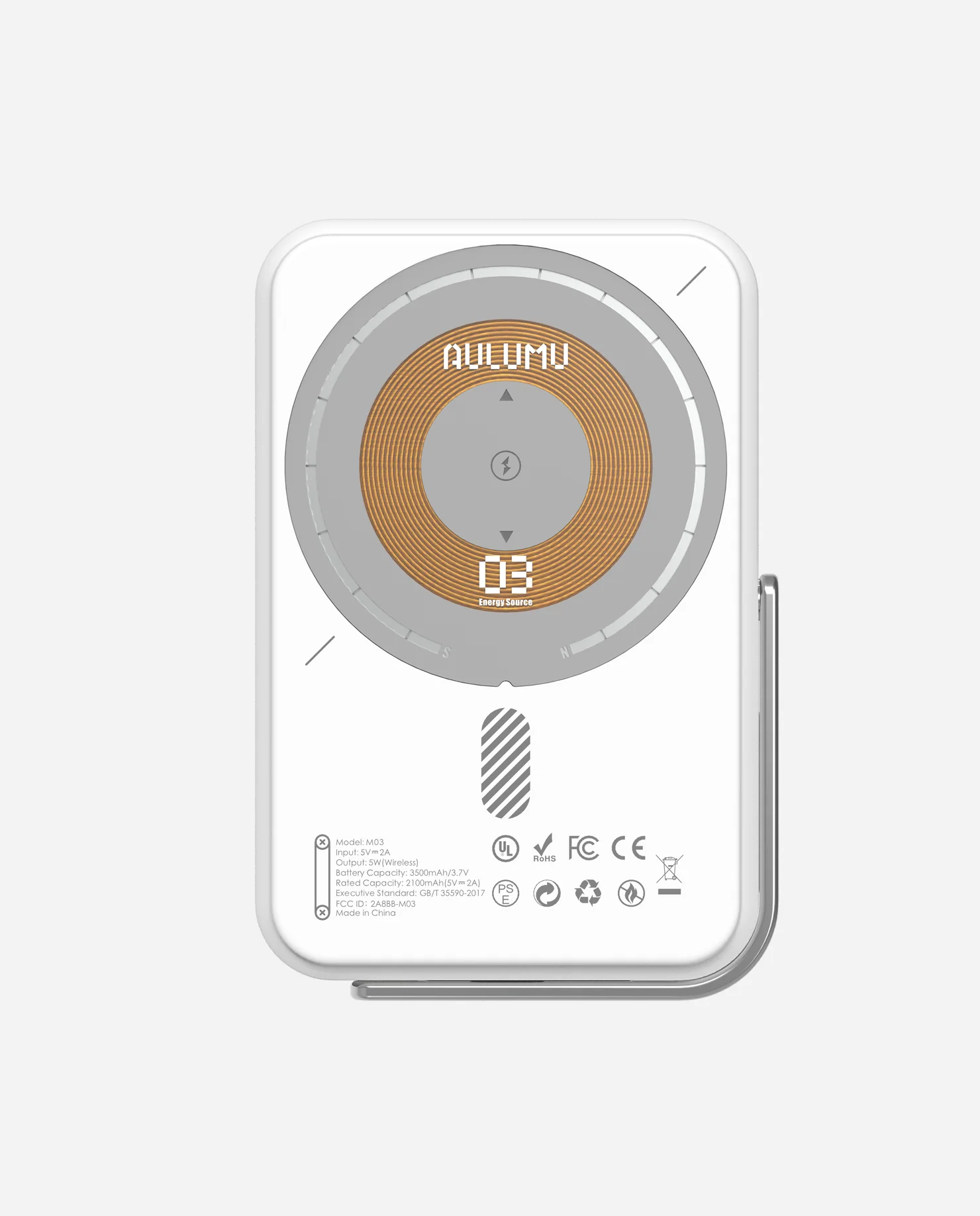 M03 Magnetic Wireless Battery Pack 3.5K | Magnetic | Silver - Image 10