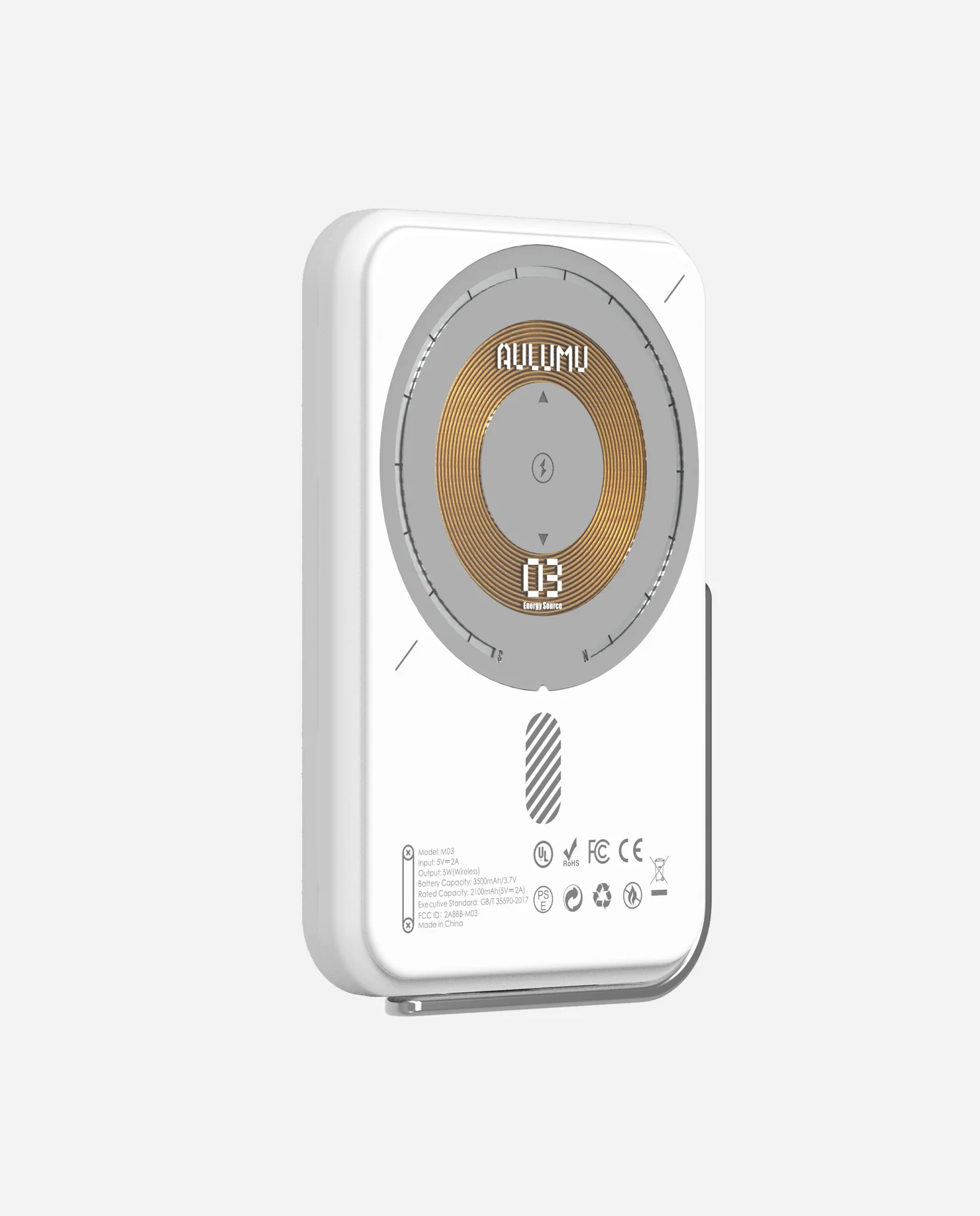 M03 Magnetic Wireless Battery Pack 3.5K | Magnetic | Silver - Image 11