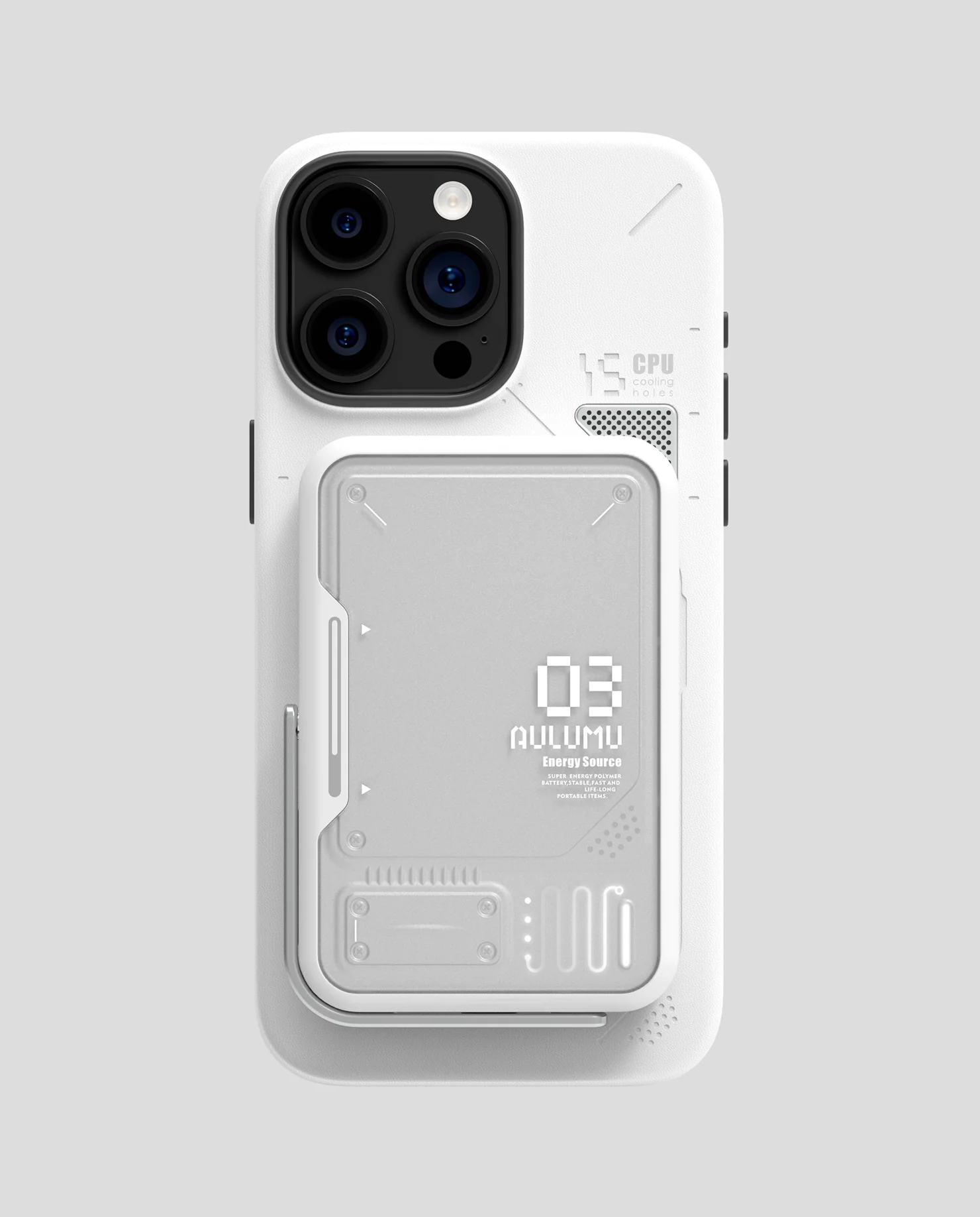M03 Magnetic Wireless Battery Pack 3.5K | Magnetic | Silver - Image 6