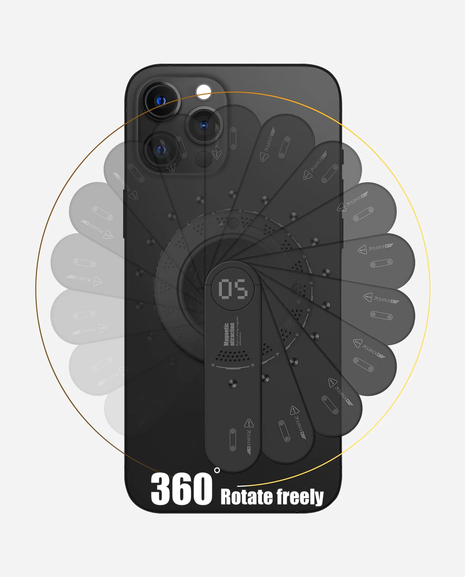 G05 4-in-1 Phone Kickstand with Box Opener | Black | Magnetic - Image 9