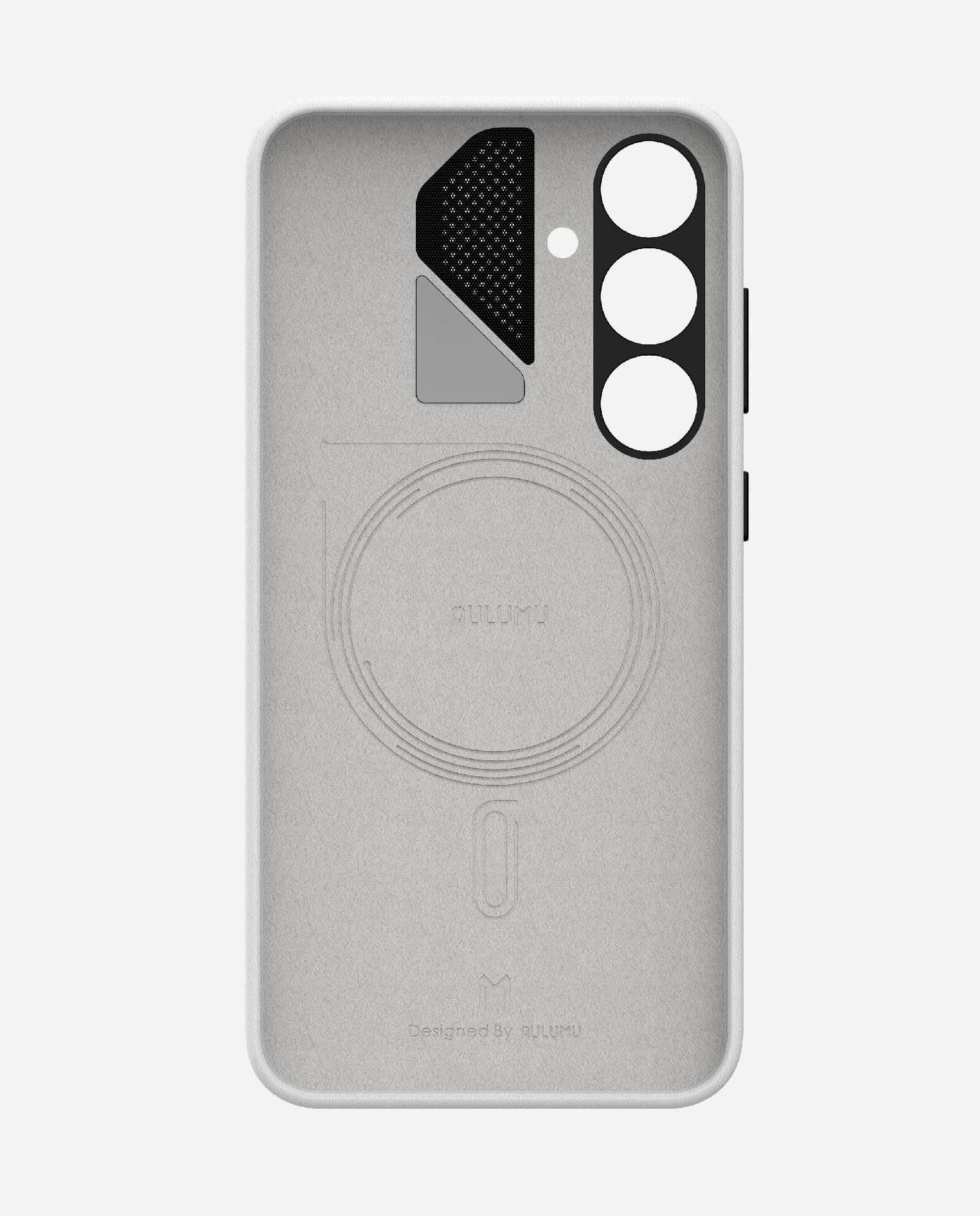 S24 Vegan Leather Case for Samsung Galaxy S24 Series | Real Cooling | White | Magnetic & PowerShare - Image 11