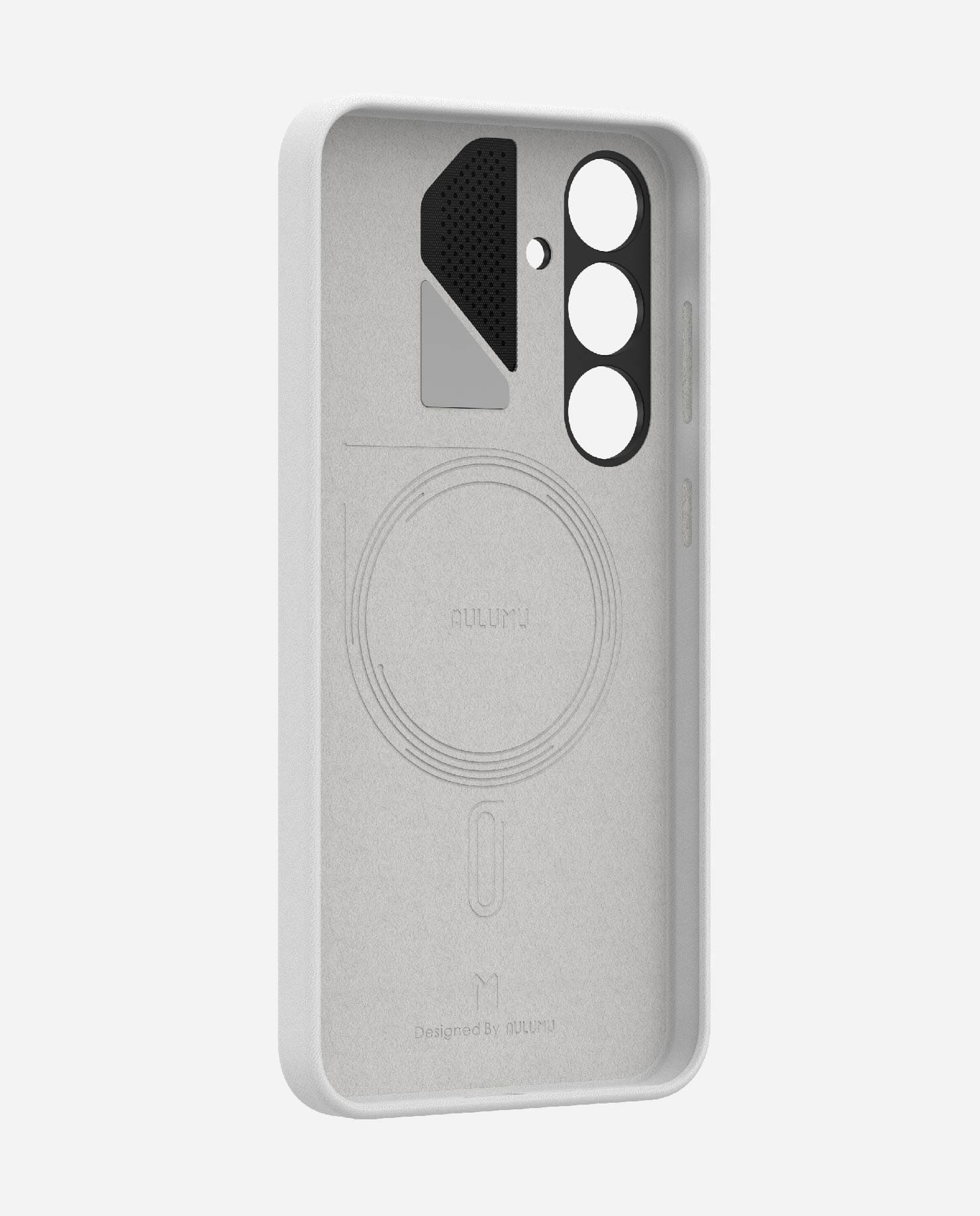 S24 Vegan Leather Case for Samsung Galaxy S24 Series | Real Cooling | White | Magnetic & PowerShare - Image 12