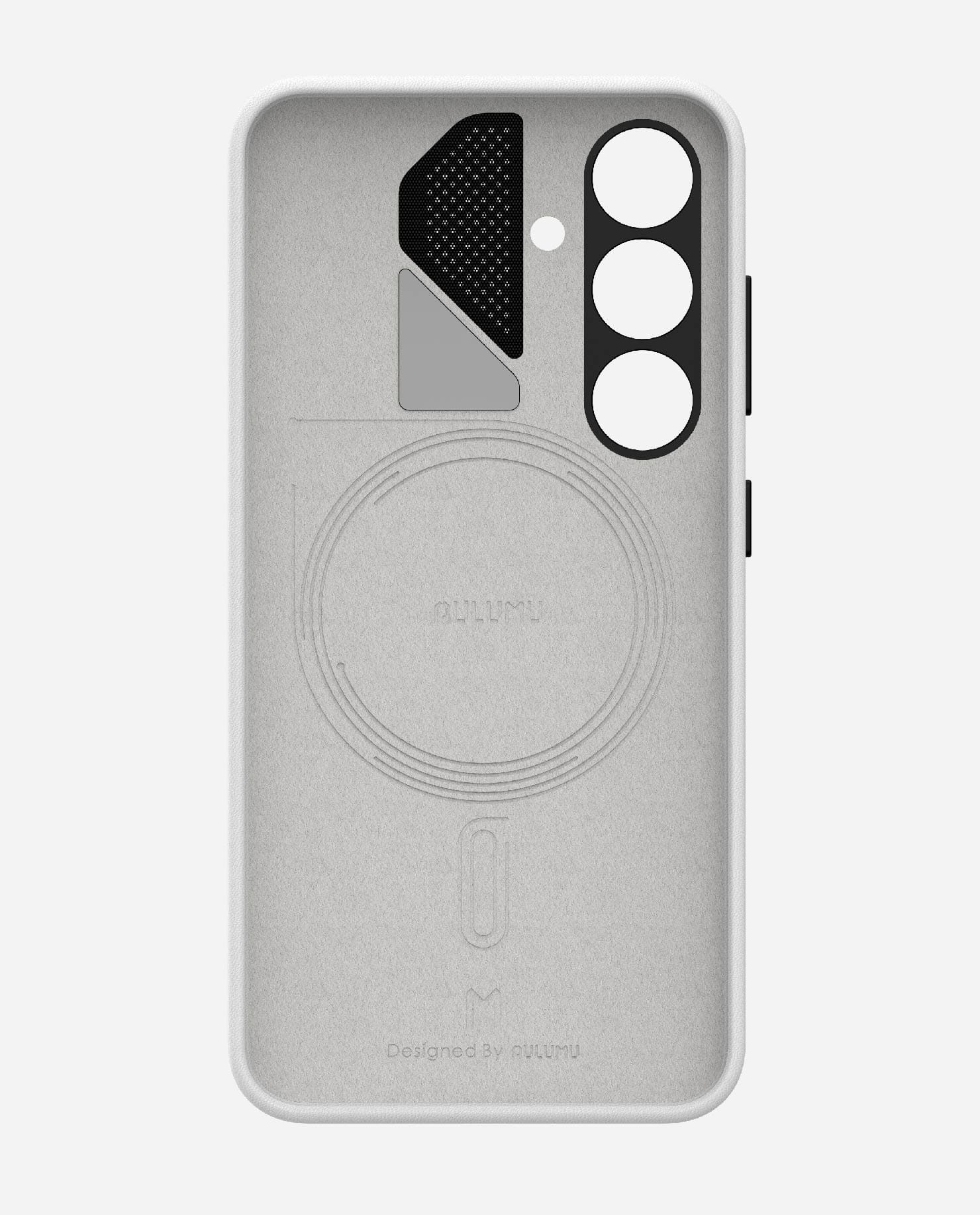 S24 Vegan Leather Case for Samsung Galaxy S24 Series | Real Cooling | White | Magnetic & PowerShare - Image 5