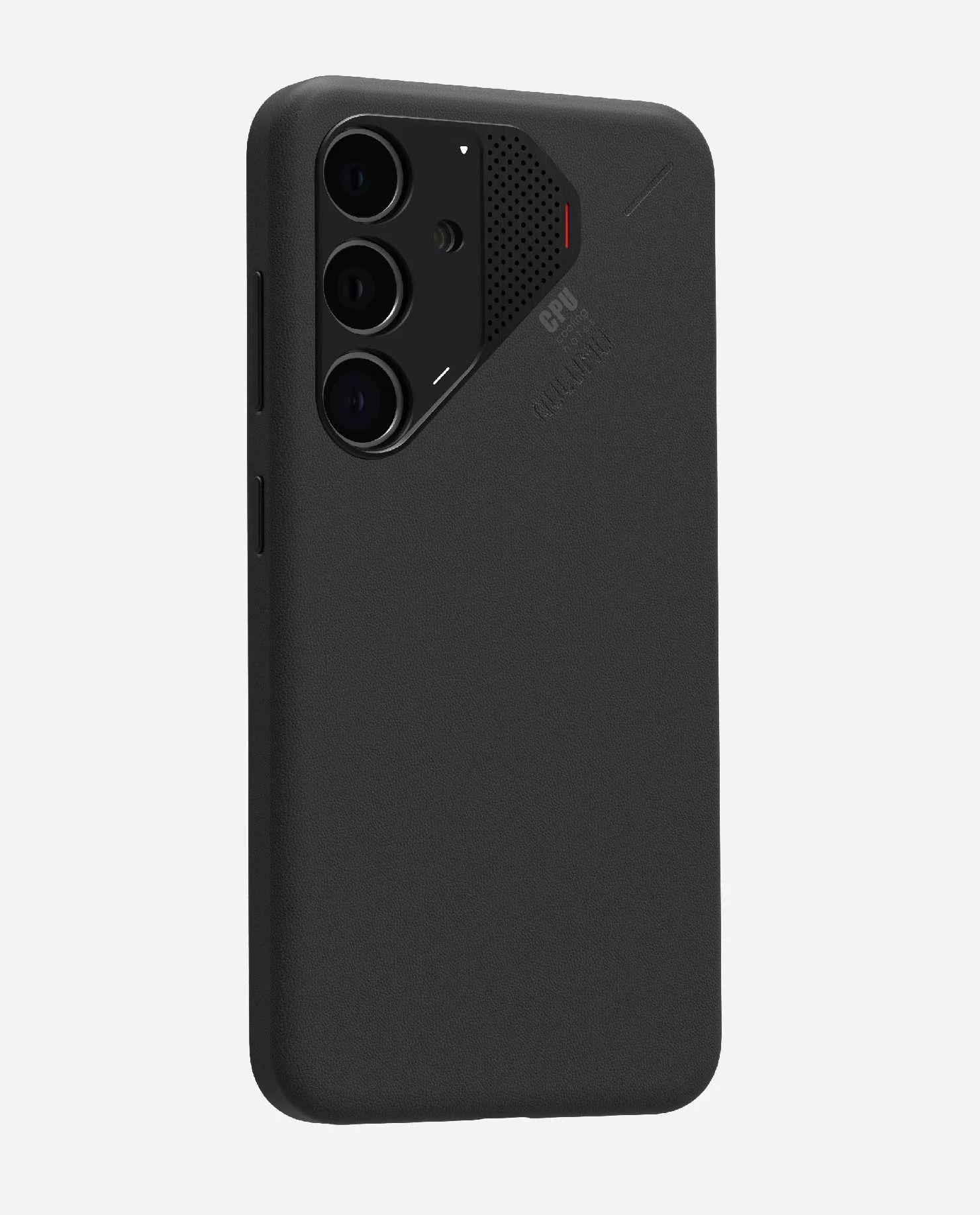 S24 Vegan Leather Case for Samsung Galaxy S24 Series | Real Cooling | Black | Magnetic & PowerShare - Image 3