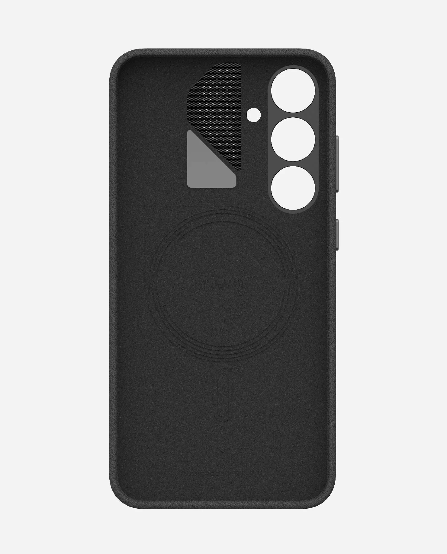 S24 Vegan Leather Case for Samsung Galaxy S24 Series | Real Cooling | Black | Magnetic & PowerShare - Image 11