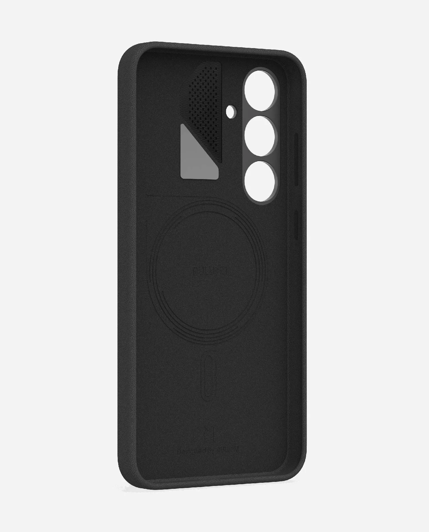 S24 Vegan Leather Case for Samsung Galaxy S24 Series | Real Cooling | Black | Magnetic & PowerShare - Image 12